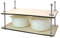 Prensa Para Queso Casero Käsepresse aus Holz für Käseherstellung, 40,6 cm, Metallführungen und 2 Stück Käseform mit Kolben, 1,3 l