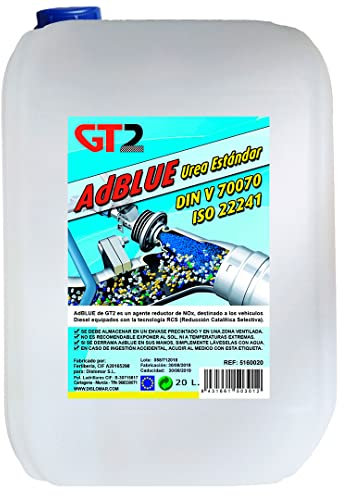 Adblue 10 litros Aditivo Solución de urea para SCR Tratamiento de Gases de Escape.