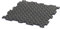 FORTENA Garagefliesen, Garagenbodenbelag, Werkstattboden aus Gummi, Puzzle Platten 30x30 cm, 10 Stück, Terrassenfliesen, Schwarz