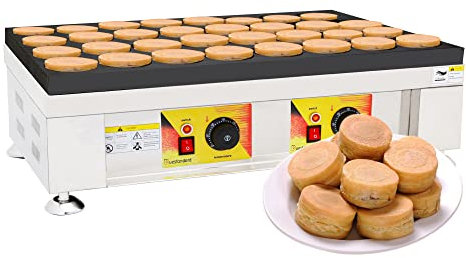 Machine de Fabrication de gâteaux aux Haricots Rouges électriques commerciaux, gaufrier antiadhésif, Machine à gâteaux aux Haricots Rouges de Taiwan 32 Trous, 2400W, température réglable