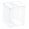 sourcing map Plastic Retail Boxes 3.9x3.9x4.7 (100x100x120 mm) Gift Box with Protecting Film for Candy, Cookies, Christmas, Wedding, Party Wrapping Clear Pack of 10