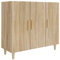 vidaXL Buffet Armoire de Rangement Organisateur de Maison Meuble de Rangement Armoire de Salon Intérieur Chêne Sonoma 90x34x80 cm Bois d'Ingénierie