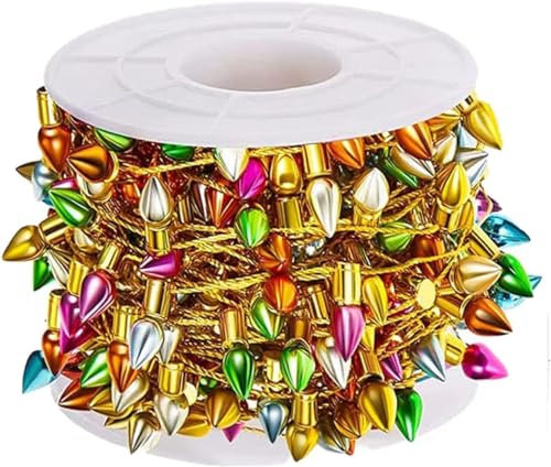 Wichtel Zubehör Weihnachten Lichterkette,Wichteltür Zubehör,Miniatur Zubehör,500cm Wichtel Lichterkette Miniatur für Weihnachtsdeko Wichtelzubehör Puppenhaus Zubehör, Kinder Geschenk