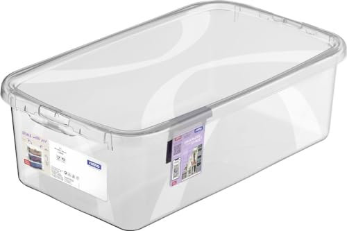 Rotho Aufbewahrungsbox Lona inkl. Deckel 5 L transparent Aufbewahrungsbox