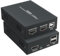 HDMI KVM USB Extender Transmit 1080p HD Video Over Cat5e/6 Ethernet Cable 50m (164ft) for Mouse and Keyboard Control Remote Signals
