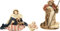FADEDA 3X Hlg. Familie orientalisch, Ankleidefiguren/Höhe:10 cm/handbemalt/detailgetreue Krippen Figuren - Weihnachten Tisch Dekoration Krippe Zubehör