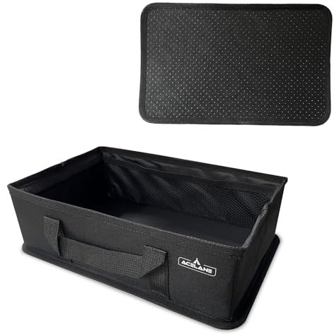 Acelane Under Seat Storage Box for Tesla Model Y Hidden Organizer Container Tray Bin Drawer Model Y Accessories, 1 Pack