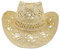 Clyictz Chapeaux de cowboy en paille pour femme - Chapeau de cowgirl occidental pour les vacances, la plage, les vacances - Chapeau de soleil avec large bord facile à utiliser D, camel, taille