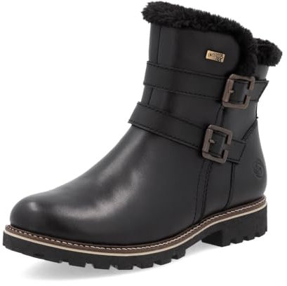Remonte Damen Chelsea Boots D8484, Frauen Stiefeletten,lose Einlage,wasserabweisend,remonteTEX,Kurzstiefel,uebergangsschuhe,schwarz (00),39 EU
