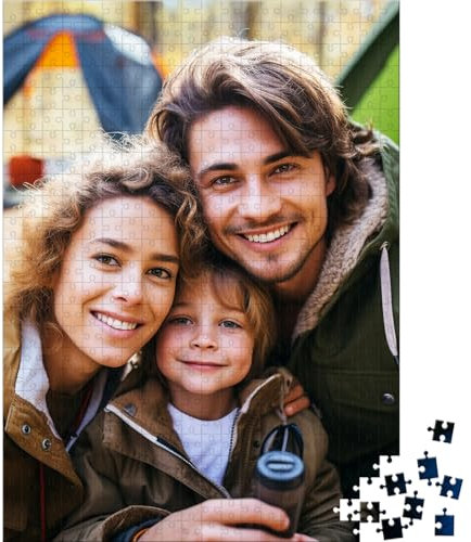 UM UPMALL Foto-Puzzle 35-1000 Teile Inkl. Verpackung - Personalisiertes Puzzle Mit Eigenem Bild Erstellen - Benutzerdefiniert Für Geburtstage, Muttertag & Valentinstag