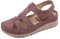 Bambini Estate Slope Tacco Spessore Suola Baotou Versatile Hollow Casual Sandali Sandali in pelle per le donne Scarpe comode, D 455 rosa, 40.5 EU Larga