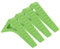sourcing map 4 Pcs Door Stoppers for Bottom of Door, 0.83 inch Door Stops, Rubber Door Stopper Wedge, Window Stopper Door Gaps Sturdy Stackable, Green