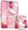 YINLAI for Samsung Galaxy Z Flip 7 FE Case Samsung Galaxy Z Flip 6 Case Marble Pattern Full Body Rugged Drop Shockproof Protection Women Case for Samsung Galaxy Z Flip 7 FE/Z Flip6 5G 6.7, Rose Pink