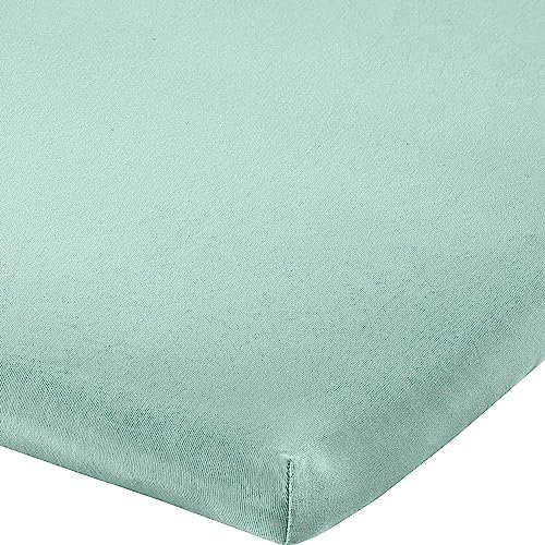 Erwin Müller Topper-Spannbettlaken Murnau Single-Jersey - Mint Größe 90x190 cm - 100x200 cm - bis 10 cm Höhe geeignet, atmungsaktiv, strapazierstark