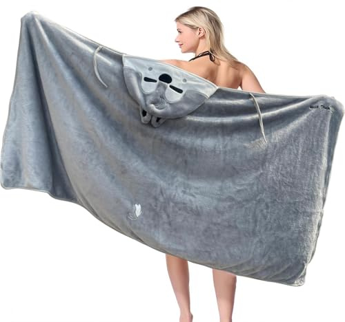 BirthZan Koreanische Boygroup Plüsch Umhang mit Kapuze, Koreanische Boygroup Umhangdecke, 146 x 84 cm Wolf Bequeme Decke Umhang für Kinder, Decke für Sofa, warm, leicht und tragbar, für Schlafsäle