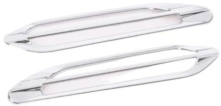 Arcos De Rueda Para Peugeot 2008 208 2013 2014 2015 2016 2017 Embellecedor Ventilación Aire Acondicionado Interior Cromado ABS 2 Unidades(A)