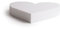 Decora, 0173911 Herzförmiger Styropor-Dummy einzeln verpackt, Ideal als Unterlage für gestapelte Kuchen, Gerade Kanten, 40 X H 5 cm, Beige