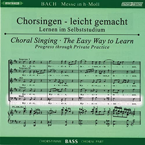 Messe h-moll, BWV 232, Chorstimme Bass, 2 Audio-CDs