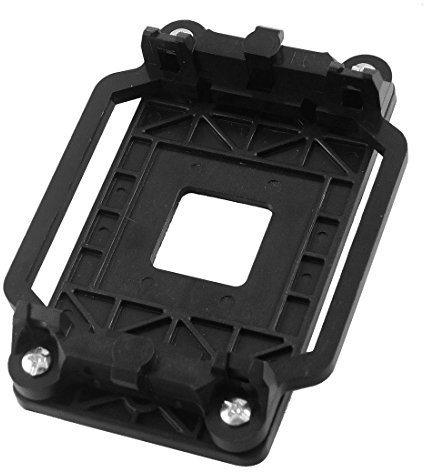sourcing map Replacement AMD CPU Fan Bracket Stand Base Black for AM2 AM3 Socket