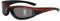 Global Vision Hawkeye?dunkel verspiegelte Sonnenbrille?Oranger Rahmen?Bruchsichere Linsen?Winddicht mit Polster?UV400
