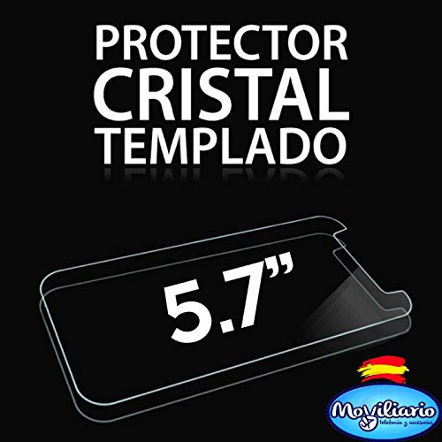Generica - Protector Pantalla Cristal Templado Universal Móviles de 5,7 Pulgadas