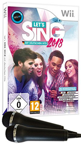 Let's Sing 2018 mit Deutschen Hits + 2 Mics [Wii + Wii U]