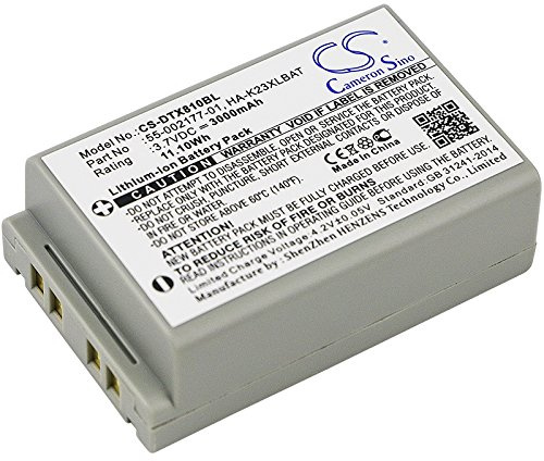 CS-DTX810BL Akku 3000mAh Kompatibel mit DT-X200, DT-X200-10E, DT-X200-20E, DT-X8, DT-X8-10C, DT-X8-10C-CN, DT-X8-10E, DT-X8-10J, DT-X8-20C, DT-X8-20E, DT-X8-20J Ersetzt 55-002177-01, HA-K23XLBAT
