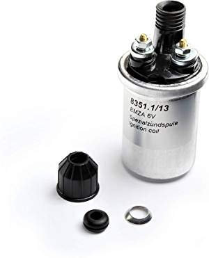 Zündspule 6V/ 12V EMZA kurz 8351.1/13 für Simson E-Zündung