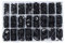 Yuhtech Joint Torique Assortiment, 740 Pcs 24 Taille Joint Torique Nitrile Caoutchouc NBR Joint Assortiment Kits, Joint d'étanchéité Joints Toriques