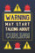 Warning May Start Talking About Curling!: Curling Gifts: Personalised Notebook or Journal: Blank Lined Paperback Book Gift