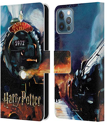 Head Case Designs Officially Licensed Harry Potter Hogwarts Express Prisoner Of Azkaban II Leather Wallet Case Compatible With Apple iPhone 12 / iPhone 12 Pro