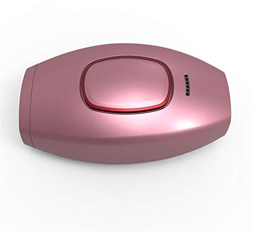 HIZQ IPL Haarentfernungsgerät, Permanente Laser-Haarentfernung 300,000 Blitze, Zu Hause Schmerzlose Haarentfernung An Bikinizone, Für Damen Und Männer, Körper Und Gesicht, Bikini-Zone Achseln,Rosa