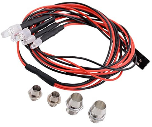 Amagogo 4 LED Rücklichter für RC 1/5 1/8 1/10 1/12 1/16 Buggy Zubehör