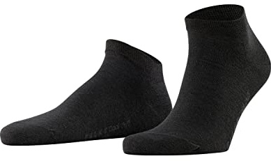 FALKE Herren Sneakersocken Cool 24/7 M Sn Baumwolle kurz einfarbig 1 Paar, Grau Anthracite Melange 3080, 43-44
