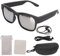 Smart Glasses Occhiali da Sole Bluetooth Senza Fili, Occhiali da Sole, Ascolto Stereo di Musica e Chiamate, Occhiali Intelligenti Bluetooth 5.0, Occhiali da Sole con(Grigio