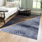 Mazovia Modern Teppich - Kurzflor Waschbar - Weich Teppich für Wohnzimmer, Schlafzimmer, Esszimmer – Teppiche Geometrisch - Schwarz Grau Gold 140 x 200 cm