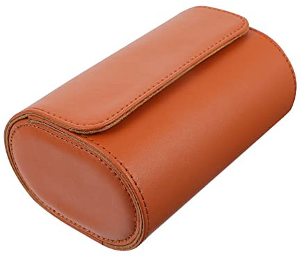 Mikikit Geschenk Ledertasche Praktisch Schlitz Organisator Urlaub Mode Aufbewahrung Reisetasche Tragbar - Hause Flanell Schnalle Nützlich Pu Etui Für Tasche Geldbörse Runde Schlitze