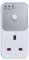 Automatic Voltage Protector Socket Switcher AC 220V Power Surge Safe Protector UK Plug Socket Refrigerator Protect-1pcs