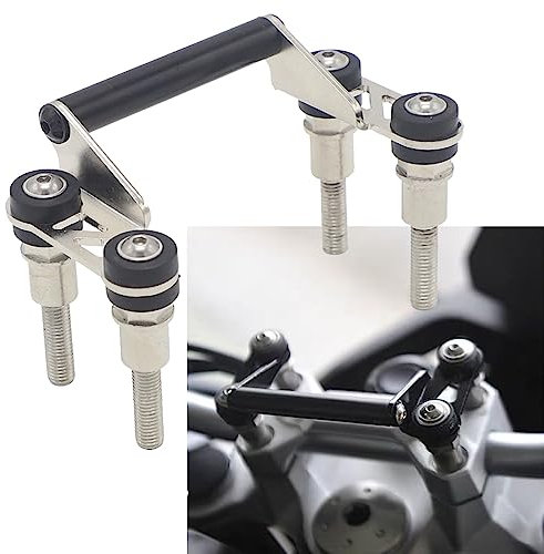 KYhats Lenker Handy-Navigationshalterung USB-Ladegerät für BMW F750GS F850GS F800GS F700GS R1200R 12 mm,Bracket