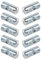Kreuz Dübel Bettschraube,50 Stück Quermutter-Bolzen M6x12.5mm M6x15mm M6x20mm M6x30mm Quermutter-Bolzen Symmetrisch Dowels Nut Fasteners (M6x20mm)