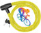 120CM Lucchetto Bici Catena, Bicicletta Antifurto Catena di Blocco Catena per Bici,Alta Qualità Antifurto Moto, Catena per Varie Biciclette, Motocicli. (yellow)