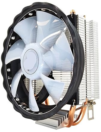 Refroidisseur de processeur RGB 120mm PWM 4 Broches I5 PC Silencieux for Intel AMD AM4 AM3 Ventilateur de Refroidissement de processeur LGA1700-115X1200-775 (Color : 4 Pin PWM Fan, Size : No Light)
