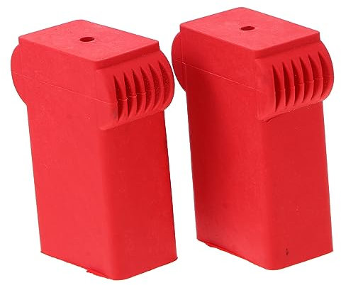 Uonlytech Silicone Ladder Covers Ladder Non-Slip Pads Easy Install Ladder Top Protector Caps for Ladders