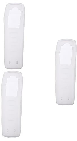 UKCOCO 3 Pièces Coque De Protection Étui De Protection pour Télécommande TV Housse Anti-poussière en Silicone pour Téléviseur Couverture De Télévision en Silicone Sofa Caisson Étanche