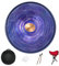 GLADFRESIT 440hz Handpan Drum 10 notes 22inch in D Kurd Minor with handpan stand (StarG)