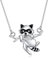 ONEFINITY Waschbär Kette 925 Sterling Silber Waschbär Anhänger Halskette Tier Waschbär Schmuck Geschenke Für Damen Mädchen