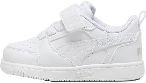 PUMA Kinder Rebound V6 Low Sneakers 21, White Cool Light Gray