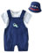 Volunboy 3tlg Babykleidung Set, Sommer Kleidung Outfit Kurzarm T-Shirt Top/Body + Hose/Shorts, Mütze 3er Set Neugeborenes bis Kleinkind(Marine Dinosuar,9-12 Monate,Größe 73)
