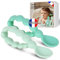 Cuillere Bebe 1er Age (2 PCS) – Cuillère Bébé en Silicone – Cuillère Incurvée Souple Pour Les Repas de Bébé de Plus de 1 Mois - QUALITE GARANTIE (2, VERT)