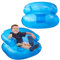 2 PCs Blow -up Stuhl für Kinder Blue Paillettenstil aufblasbare Sofa -Stuhl für Jungen Mädchen 200 Pfund Lagerkapazität Tragbare aufblasbare Couch für Camping, Strand, Pool, aufblasbares Sofa